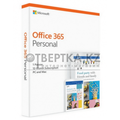 Microsoft365 Personal Russian Subscr 1YR Kazakhstan Only Medialess P8 QQ2-01439