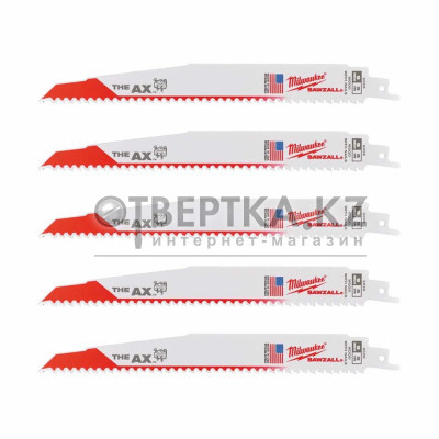 Полотно демонтажное Milwaukee Heavy Duty AX 230 x 5 мм / шаг зуба 5 мм (5 шт) 48475026