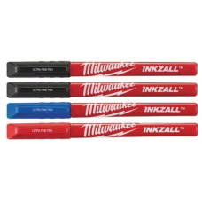 Ручки INKZALL Fine Tip (черный, синий, красный) 4 шт. Milwaukee 48223165 в Алматы