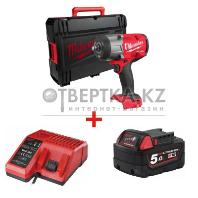 Гайковерт Milwaukee M18FHIW2F12-0X IMPACT WRENCH 1/2IN XXX (4933492782) + M18 B5 (4932430483) + М12-18С (4932352959) M18FHIW2F12-0XIMPACT(наб)