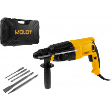 Перфоратор MOLOT MRH 2828 в чем. 800 Вт, 3 Дж, 26 мм.