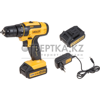 Аккум. дрель-шуруповерт MOLOT MBD 1215-1 DLi в кор.