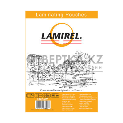 Пленка для ламинирования Lamirel LA-78658 А4, 100мкм, 100 шт. 31086