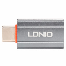 Переходник LDNIO LC140 USB A на USB Type-C Адаптер Серый в Алматы