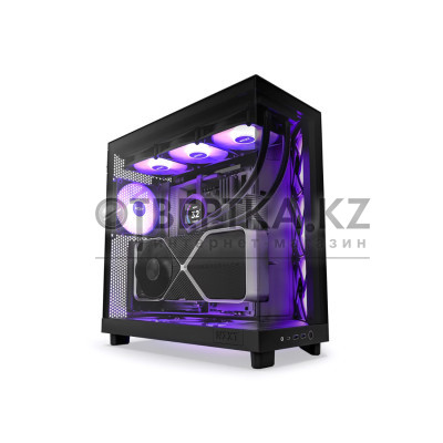 Компьютерный корпус NZXT H6 Flow RGB CC-H61FB-R1 Black без Б/П