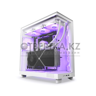 Компьютерный корпус NZXT H6 Flow RGB CC-H61FW-R1 White без Б/П