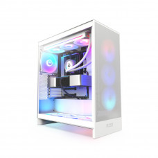 Компьютерный корпус NZXT H7 Flow RGB CM-H72FW-R1 White без Б/П в Павлодаре