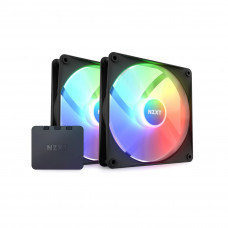 Комплект кулеров для компьютерного корпуса NZXT F140 RGB Core RF-C14DF-B1 Black 2в1 в Костанае