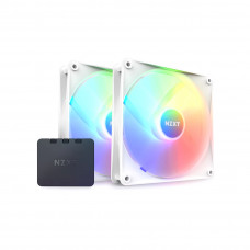 Комплект кулеров для компьютерного корпуса NZXT F140 RGB Core RF-C14DF-W1 White 2в1 в Костанае