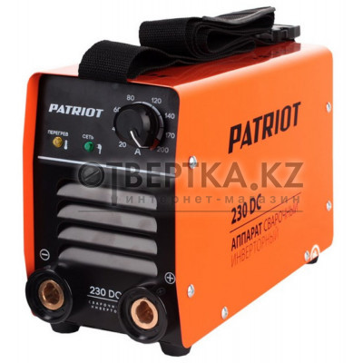 Аппарат сварочный инверторный PATRIOT 230DC MMA 605302520