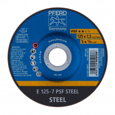 Круг шлифовальный Pferd E 125 - 7 PSF STEEL в Алматы