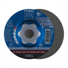 Круг шлифовальный Pferd CC-GRIND FLEX 125 COARSE SGP STEEL в Алматы