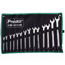Набор накидных ключей ProsKit HW-6514B