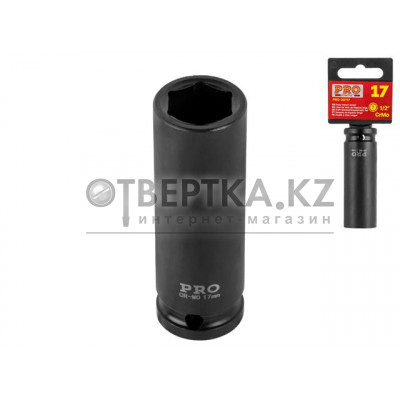 Головка ударная 1/2" 17мм 6гр. глубокая PRO STARTUL (PRO-30117)