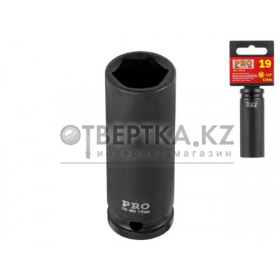 Головка ударная 1/2" 19мм 6гр. глубокая PRO STARTUL (PRO-30119)