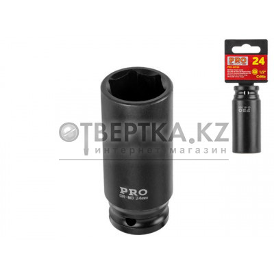 Головка ударная 1/2" 24мм 6гр. глубокая PRO STARTUL (PRO-30124)