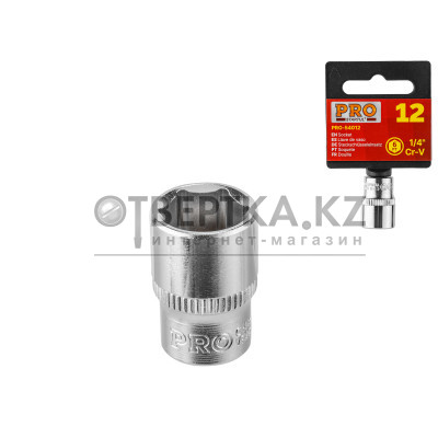 Головка 1/4" 12мм 6гр. PRO STARTUL (PRO-54012)