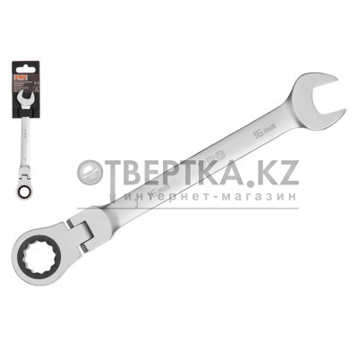 Ключ комбинированный 16мм трещоточный шарнирн. PRO STARTUL (PRO-7216)