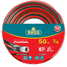 RACO PREMIUM, 3/4″, 50 м, 35 атм, пятислойный, усиленный двумя слоями армирования, поливочный шланг (40300-3/4-50) в Уральске