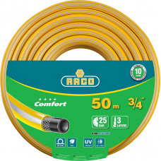 RACO COMFORT, 3/4″, 50 м, 25 атм, трёхслойный, армированный, поливочный шланг (40303-3/4-50) в Уральске