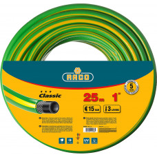 RACO CLASSIC, 1″, 25 м, 15 атм, трёхслойный, армированный, поливочный шланг (40306-1-25) в Уральске