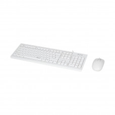 Комплект Клавиатура + Мышь Rapoo X120PRO White в Шымкенте