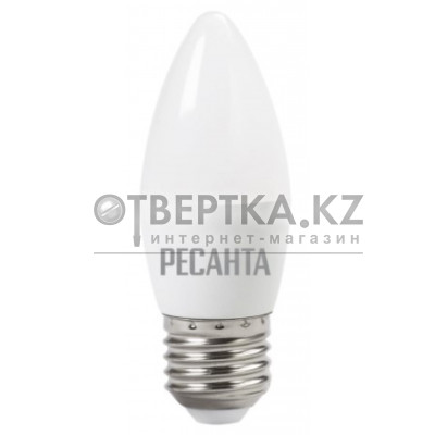 Лампа светодиодная Ресанта LL-R-C37-6W-230-4K-E27 76/1/10