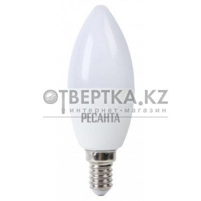 Лампа светодиодная Ресанта LL-R-C37-7W-230-3K-E14 76/1/5
