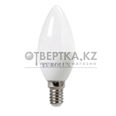 Лампа светодиодная Eurolux LL-E-C37-5W-230-2,7K-E14 76/2/1