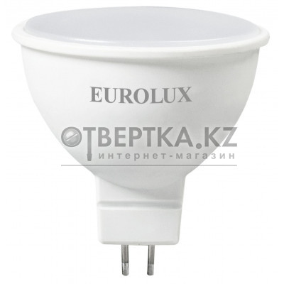 Лампа светодиодная Eurolux LL-E-MR16-7W-230-4K-GU5.3 76/2/24
