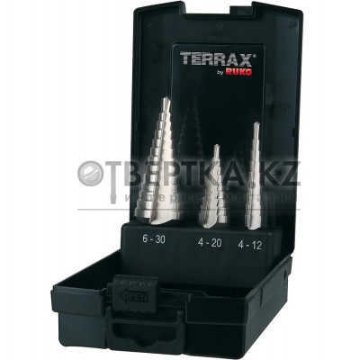 Набор ступенчатых сверел TERRAX RUKO A101126RO