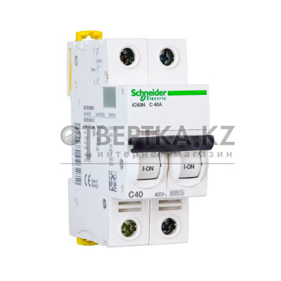 Автоматический выключатель SE A9F79240 Acti9 iC60N 2P С 40А 6 kA