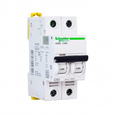 Автоматический выключатель SE A9F79263 Acti9 iC60N 2P С 63А 6 kA в Костанае