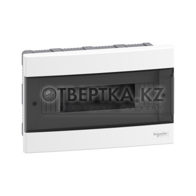 Щит встроенный SE EZ9EUA112 12 модулей дымчатая дверь