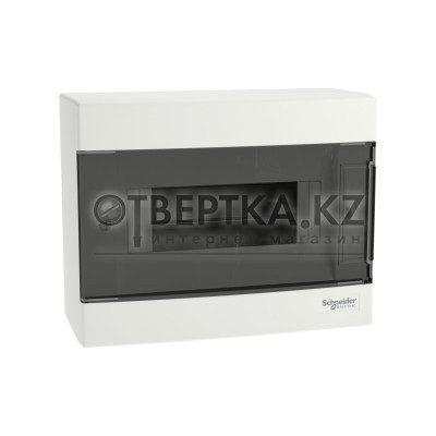 Щит навесной SE EZ9EUC108 8 модулей дымчатая дверь