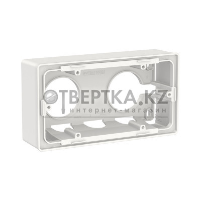 Коробка SE NU800418 Unica New для открытой установки двухпостовая белый