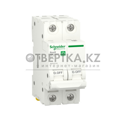Автоматический выключатель SE R9F02216 (АВ) 2P B 16А 6 kA