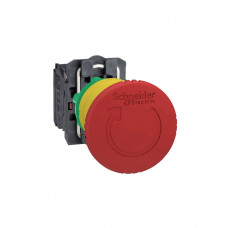 Кнопка аварийного останова SE XB5AS8445 22 мм с возвратом в Алматы