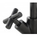 Смеситель для раковины Sensea Nosu двухвентильный с высоким изливом цвет чёрный 82135929