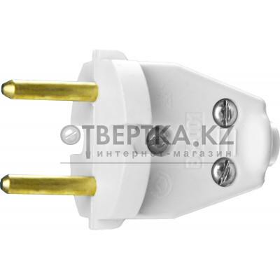 Вилка прямая СИБИН 220 В IP44 55152-W