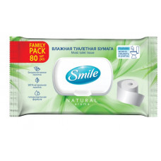 Влажная туалетная бумага д/взрослых с клапаном Smile Family 4823071642278 в Астане