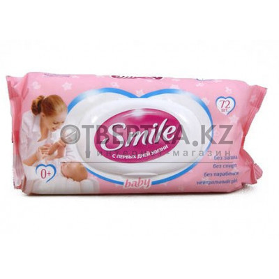 Салфетки влажные с первых дней жизни Smile Baby 4823071646863