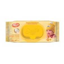 Салфетки влажные Алоэ Ромашка Фито линия с клапаном Smile Baby 4823071655049
