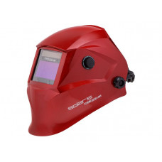 Щиток сварщика  с самозатемняющимся светофильтром Solaris ASF650Х (красный металлик) в Караганде