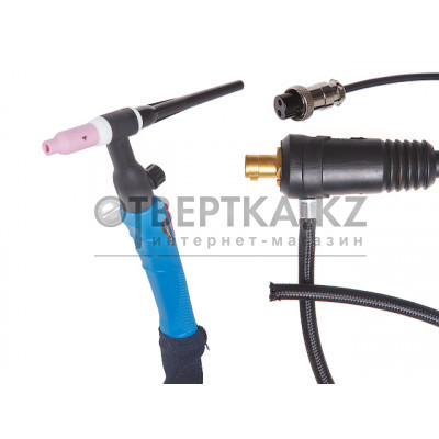 Горелка сварочная TIG WGT-26V (4м, 250А, разъем 35-50, вентиль) SOLARIS WGT-26V450