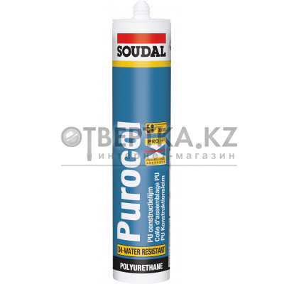 Конструкционный клей SOUDAL Purocol Express 15*310 мл. 101127