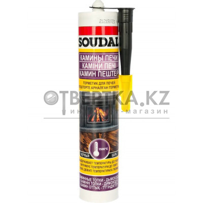 Герметик для печей SOUDAL Calofer черный 15*300 мл 102829