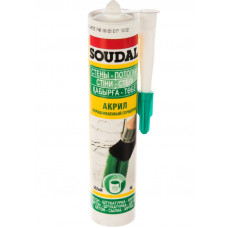 Акриловый окрашиваемый герметик SOUDAL белый 15*280 мл 105877