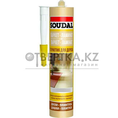 Паркетный акриловый герметик под вишню SOUDAL 15*280 мл 111254