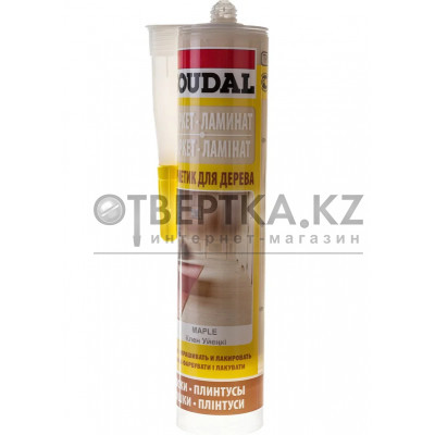 Паркетный акриловый герметик под клён SOUDAL 15*300 мл 111255